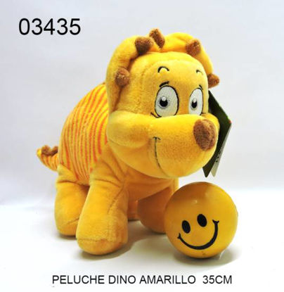 Imagen de PELUCHE DINO AMARILLO  35CM 9.24